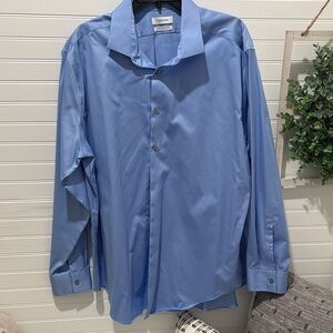 Calvin Klein Men's Sky Blue Dress Shirt